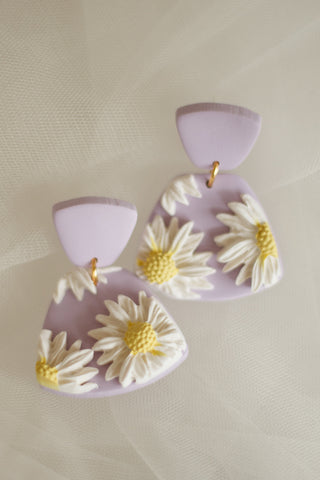 DELLMCO Boucles d'Oreilles Blooming Daisy