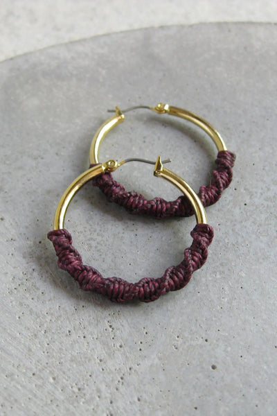 RAÏZ Boucles d'Oreilles Corda