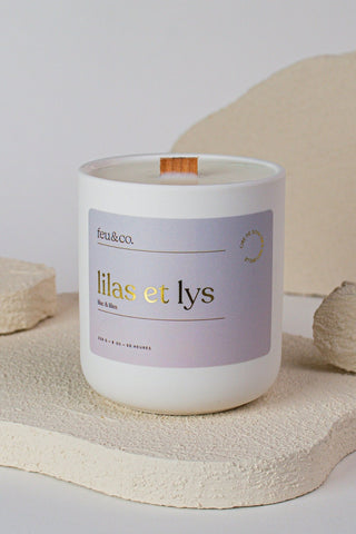 FEU & CO. Bougie Lilas et Lys