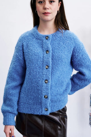 FRNCH Syros Cardigan - Lavender Blue