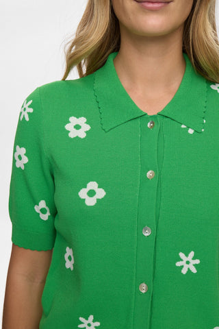 NUMPH  Cardigan Numargitta - Vert Vibrant