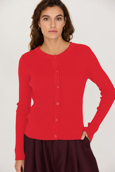 SKFK Cardigan Ekilore - Rouge