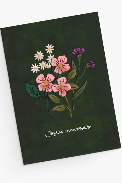 MIMI & AUGUST Wildflower Birthday Card