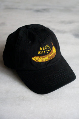 STAY HOME CLUB Casquette Been Better Banane - Noir