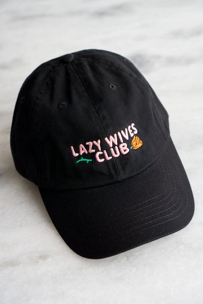 STAY HOME CLUB Casquette Lazy Wives Club - Noir