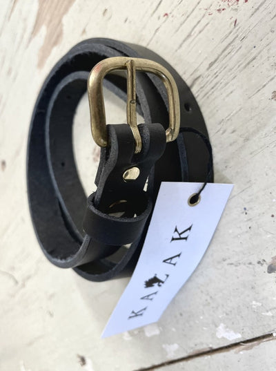 KAZAK Ceinture Uno 3/4 " - Noir