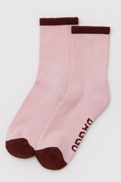 BAGGU Chaussettes Ribbed - Mix Blush