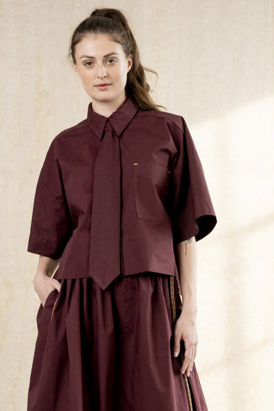 BODYBAG Chemise Montego - Wine