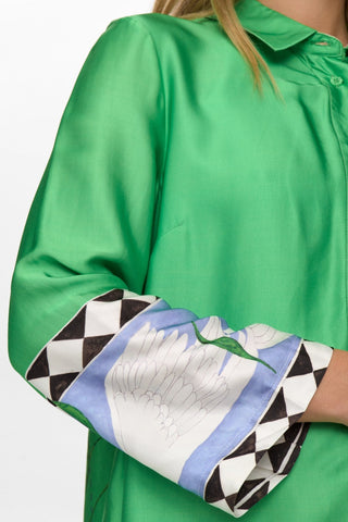 NUMPH Chemise Nuadelina - Vert Vibrant