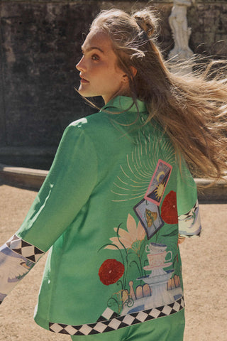 NUMPH Chemise Nuadelina - Vert Vibrant