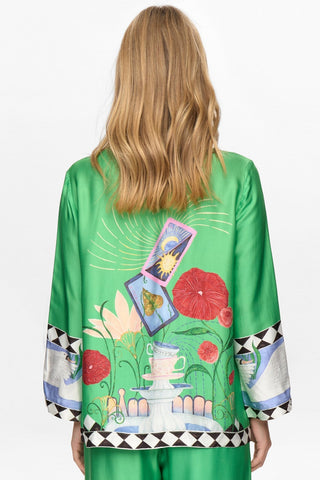 NUMPH Chemise Nuadelina - Vert Vibrant