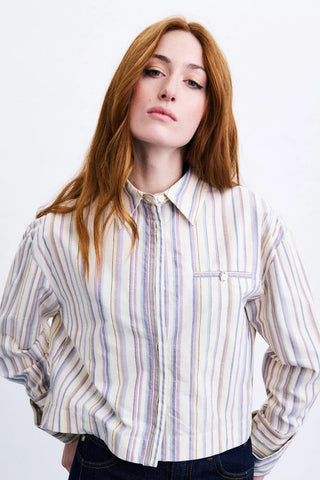 FRNCH Chemise Sokcho - Bleu Clair