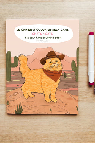 ITSFUNNYHOWW Cahier à colorier - Chats