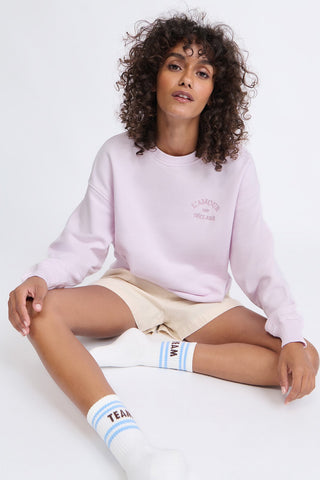 ÉMOI ÉMOI Crewmeck L'amour est Déclaré - Rose Clair