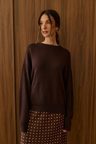 DAILYSTORY Tricot Tess - Brun