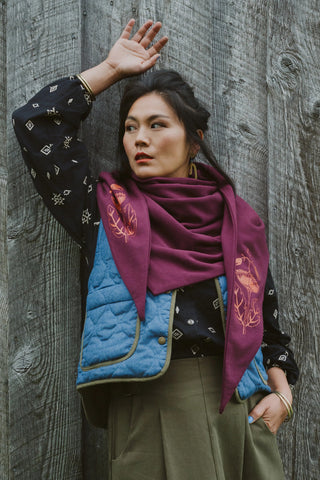 KAZAK Foulard Ikebana