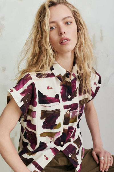 EVE GRAVEL Chemise Ofelia - Beetroot
