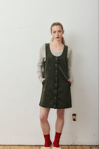 EVE GRAVEL Robe Danes - Kaki