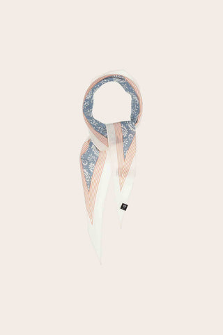 FRAAS Foulard Soie Losange motif Cachemire