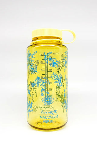 LES MAUVAISES HERBES Nalgene Water Bottle - Yellow