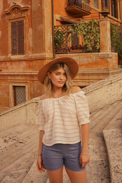 MEEMOZA Haut Pénélope - Ivoire