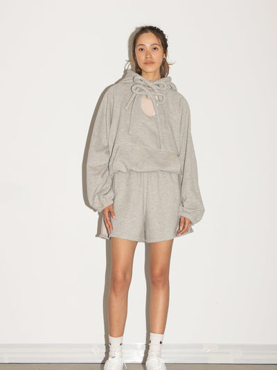 MERCY HOUSE Hoodie Goal - Gris