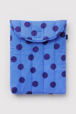 BAGGU Housse d'Ordinateur 13"/14" - Polka Dot Bleu