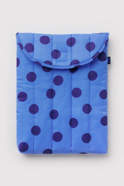 BAGGU Housse d'Ordinateur 13"/14" - Polka Dot Bleu