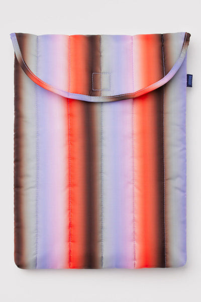 BAGGU Housse d'Ordinateur 16" - Gradient Stripe Poppy & Lilac