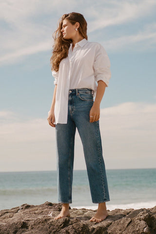 MAVI Jeans Nica - Brushed Classic Blue