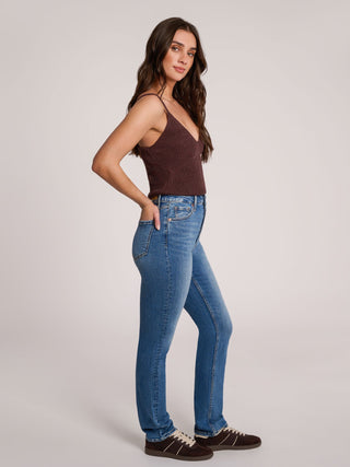 YOGA JEANS Coupe Emily - Denim Bleu