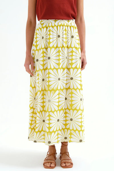 COMPANIA FANTASTICA Jupe Fleur Olive