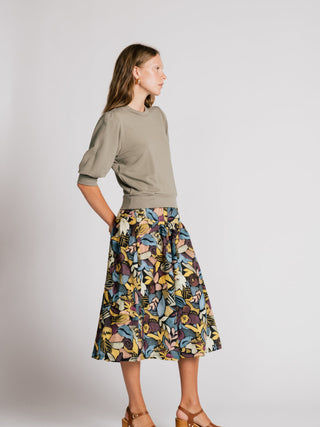 ALLISON WONDERLAND Jupe Pelican - Floral Noir