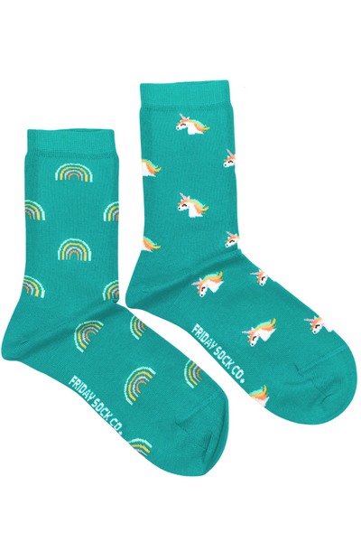 FRIDAY SOCK CO. Socks - Magical Unicorn and Rainbow