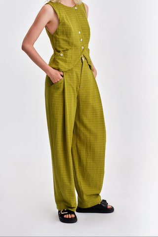 JENNIFER GLASGOW Pantalon Cordélia - Olive