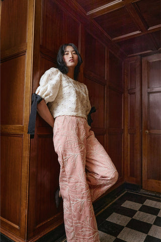 MARIGOLD Pantalon Diana - Denim Rose