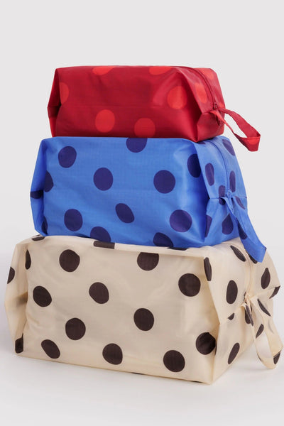 BAGGU Pochette ZIP 3D - Polka Dot Mix