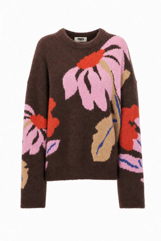 FRNCH Kumano Sweater - Chocolate