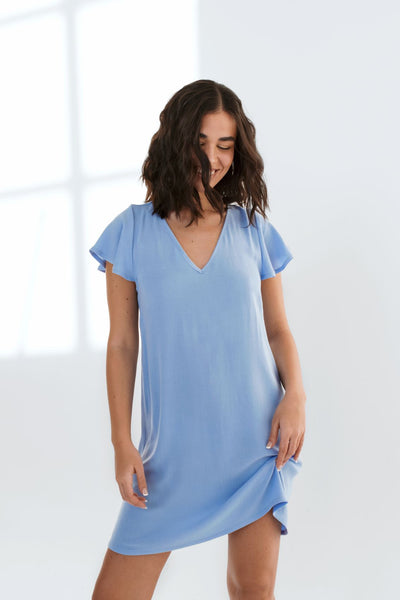 DAILYSTORY Robe Aubree - Bleu