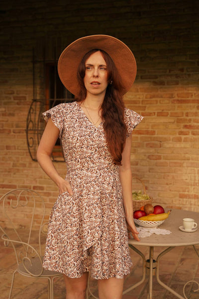 MEEMOZA Robe Alex - Feuille de Rouille