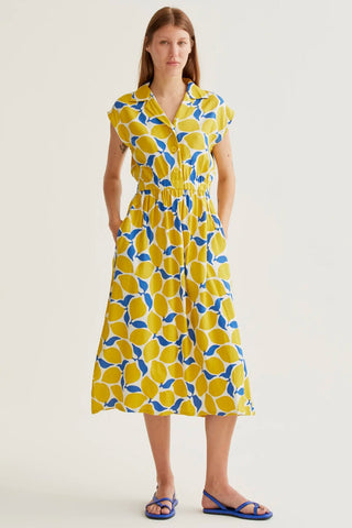 COMPANIA FANTASTICA Robe Chemise - Citron