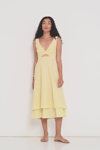 DORSALI Robe Twisted Basics - Sunbeam Stripe