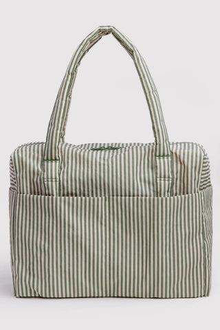 BAGGU Sac Cloud Carry-On - Sage Stripe