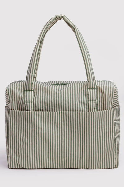 BAGGU Sac Cloud Carry-On - Sage Stripe