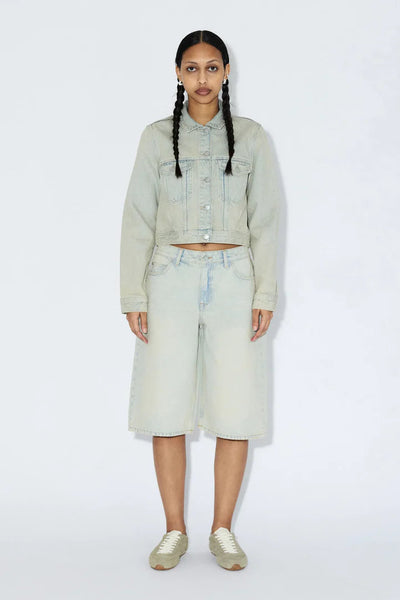 DR DENIM Short Bree - Stream Pale Vintage