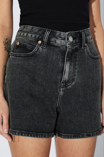 DR DENIM Short Nora - Noir Goudron