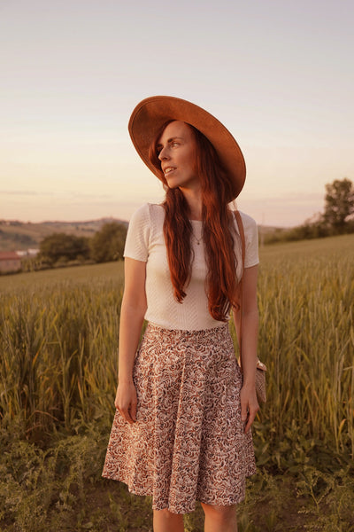 MEEMOZA T-shirt Pointelle - Ivoire