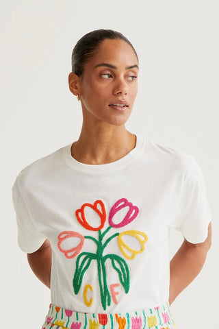 COMPANIA FANTASTICA T-shirt Bouquet - Tulipe