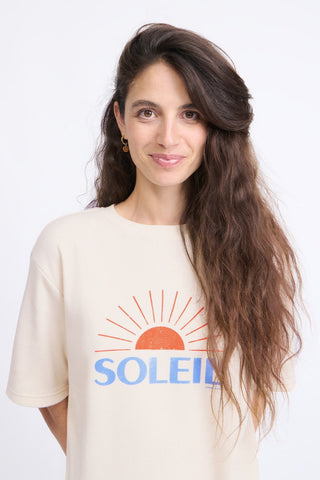 ÉMOI ÉMOI T-Shirt Soleil - Crème