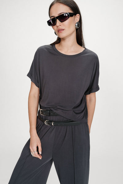 GRACE & MILA T-shirt Parma - Anthracite